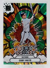 2025 Panini Donruss - Bomb Squad Coby Mayo #19 Green Laser (RC)