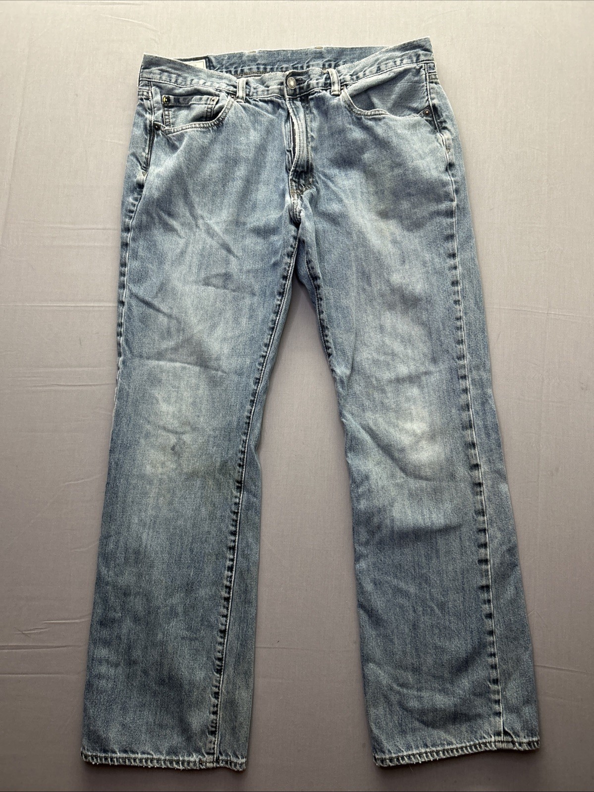 Vintage Gap 36x34 Loose Boot Cut Jeans Retro Grunge Faded Y2K Denim Blue