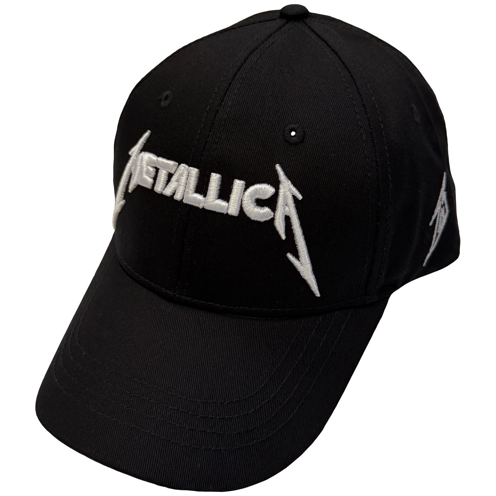 Metallica Text & M Logos Official Baseball Cap