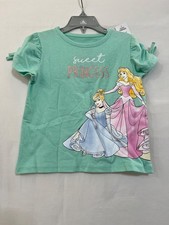 New Disney Princess Cinderella Aurora Belle Jasmine T Shirt Girls U pick