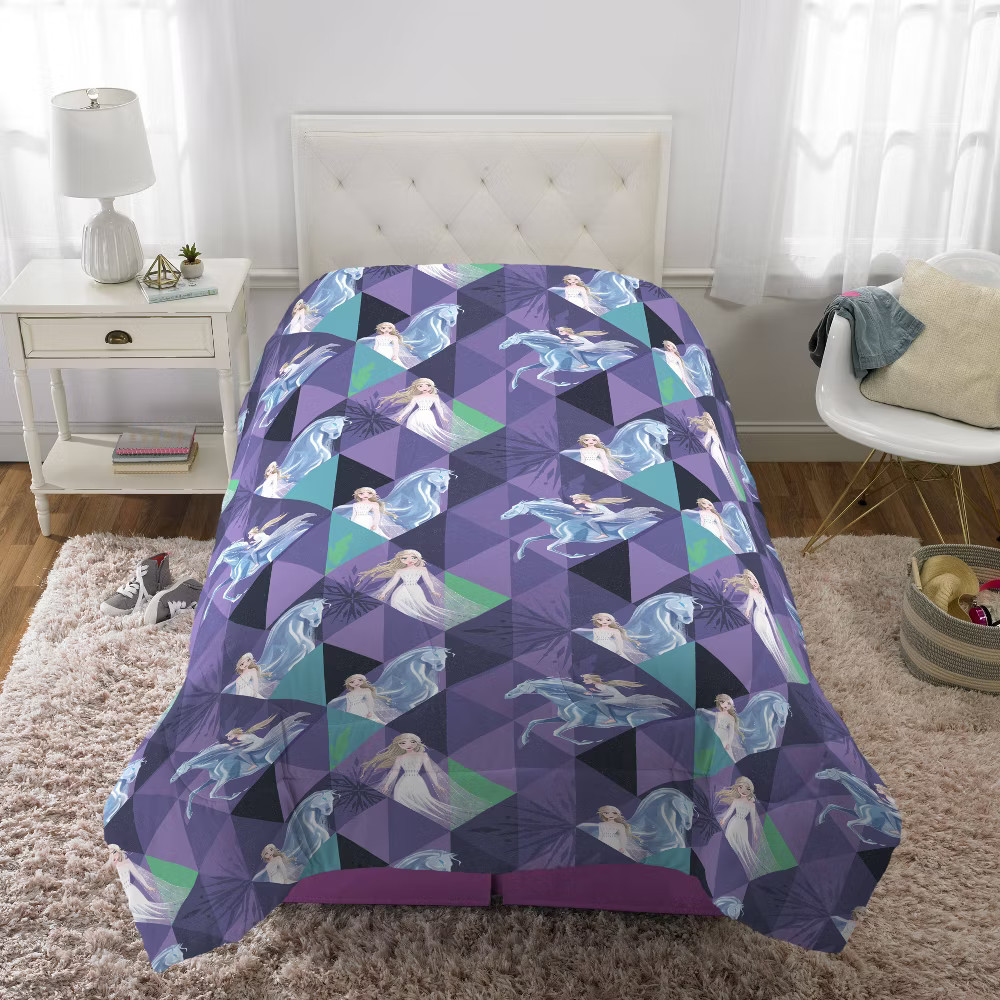 Twin Royally Cool Frozen Reversible Comforter 3290₽
