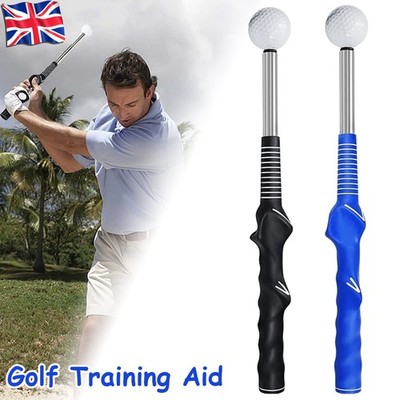 Golf einziehbarer Schwung Übungsstock Sound Assist Indoor Outdoor Trainingshilfen