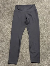 Alo Yoga Airlift Leggings Size L Gray High Waist RN 87370