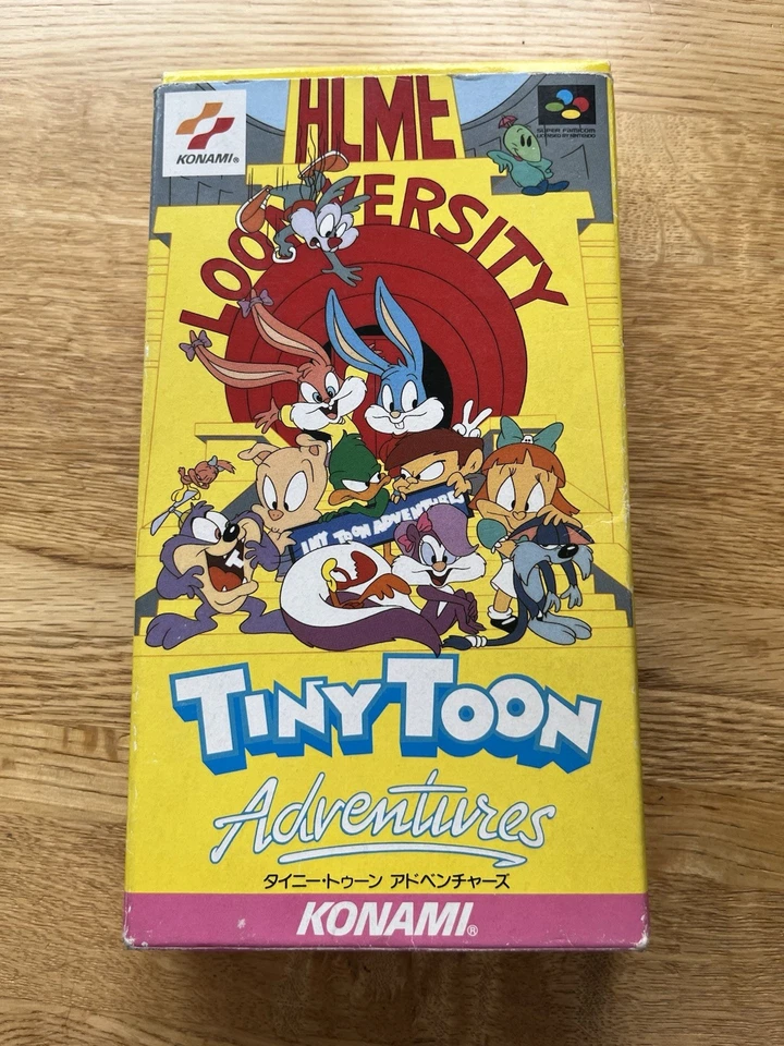 Tiny Toon Adventures Japan Super Famicom Nintendo SFC SNES With Leaflets - Image 2 of 4