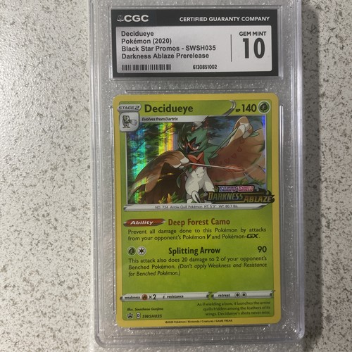 Decidueye graded CGC 10 for sale on eBay