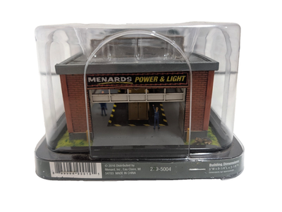 #ad #ad MENARDS POWER amp; LIGHT BUILDING O GAUGE O SCALE TRAIN LAYOUT ACCESSORY $175.00