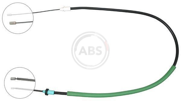 A.B.S.-OE K16647-OE Cable Pull, parking brake for RENAULT