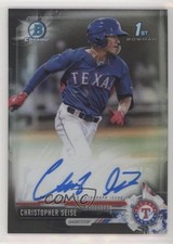 2017 Bowman Draft Chrome Pick Black Refractor 63/75 Chris Seise Auto g4i
