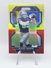 Blake Jarwin - 2021 Panini Prizm #241 Red & Yellow 39/39 Bookend Cowboys SSP
