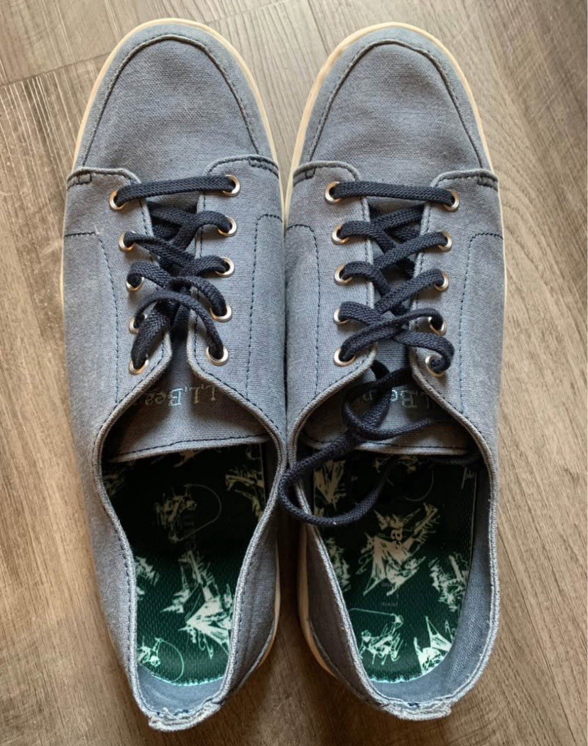 SAOLA Scarpe da donna LL Bean Oxford sneakers con lacci blu taglia 11