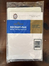 Crest Craft Military Stationery Kit Set Writing Envelope Recruit-Pak Bootcamp