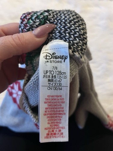 Disney Store Mickey Mouse Holiday Fairisle Sweater Size 7/8 - Picture 4 of 4