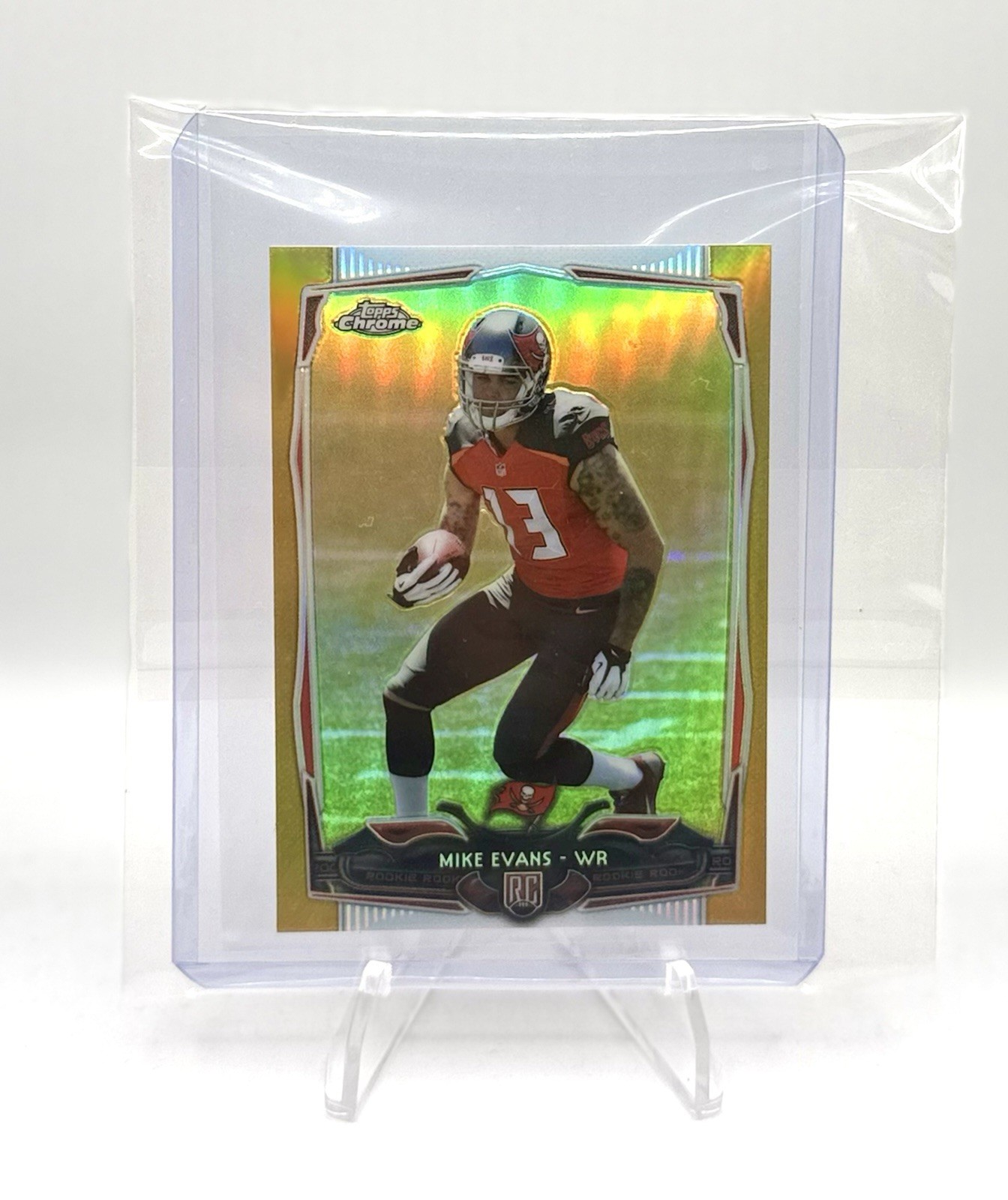 2014 Topps Chrome Mike Evans Rookie Gold /10 - Mini