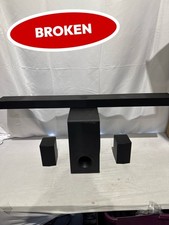  BROKEN LG S90TR 7.1.3 Ch Dolby Atmos Soundbar Wireless Subwoofer Rear