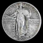 1927-D 25C Standing Liberty Quarter- Choice VF- SMH- 2151