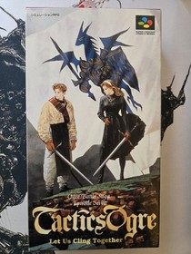 Tactics Ogre Box, Tray, Card Only Super Famicom SFC Near Mint
