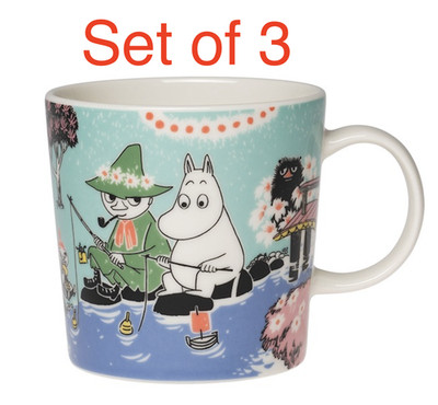 【Set of 3】Moomin Mug 0.3L Simple Joy Limited Edition Japan 2026 NEW Color