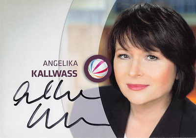 Angelika Kallwass UH SAT1 SAT 1 Original Signed Autograph Card AK 8605 J