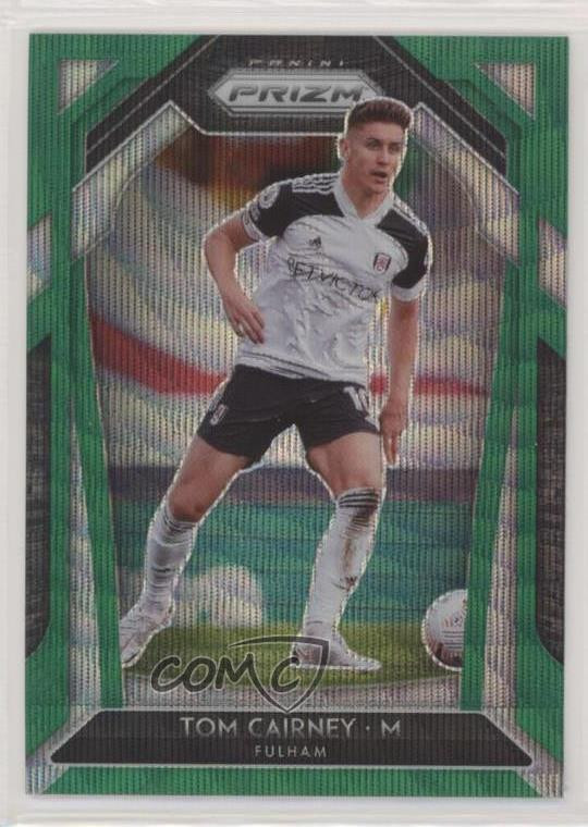 2020-21 Panini Prizm Premier League Green Wave Prizm Tom Cairney #292