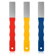 3pcs Diamond File Set Mini Diamond Hone Kit Diamonds Knife Sharpeners 3Grits ...