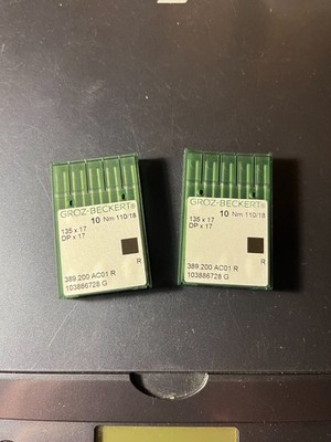 NOS-(10)-Groz-Beckert Sewing Needles 135x17, DPx17, Size:110/18