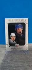 2019-20 UPPER DECK SERIES 1 UD PORTRAITS AUSTON MATTHEWS P-35 LEAFS