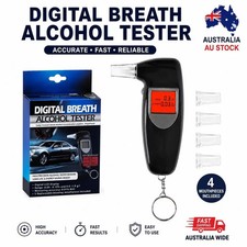 Pro Digital LCD Police Breath Breathalyzer Test Alcohol Tester Analyzer Detector