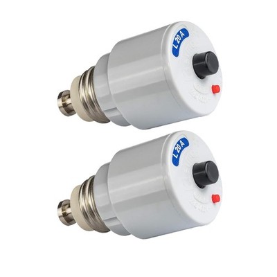 Sicherung Schraubautomat 20A 250V Neozed Chassis Mount Metall 2 Stück