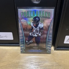 2024 Topps Chrome Troy Franklin #Y-22 Youthquake Refractor Rookie RC Broncos SP