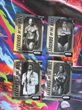 2023 Prizm WWE 4 Card Lot Legends Of The Hall Dibiase Goldberg Booker Andre