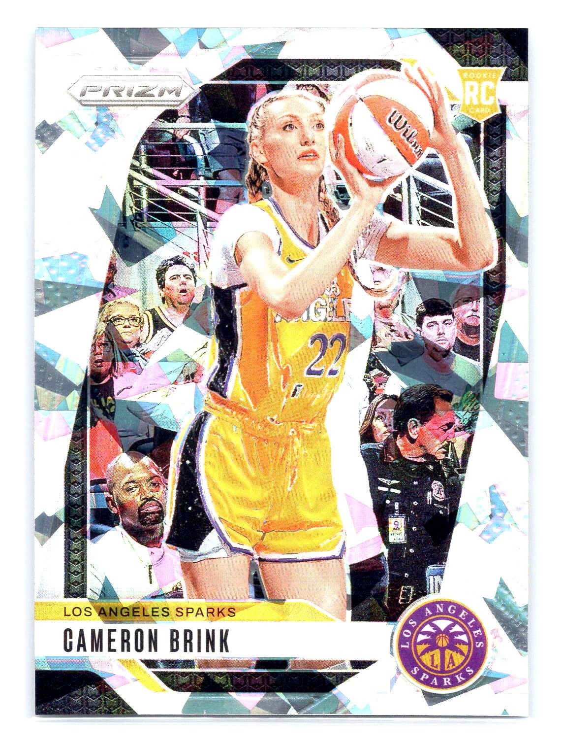 Cameron Brink 2024 Panini Prizm WNBA #127 Silver Ice Prizm RC Rookie