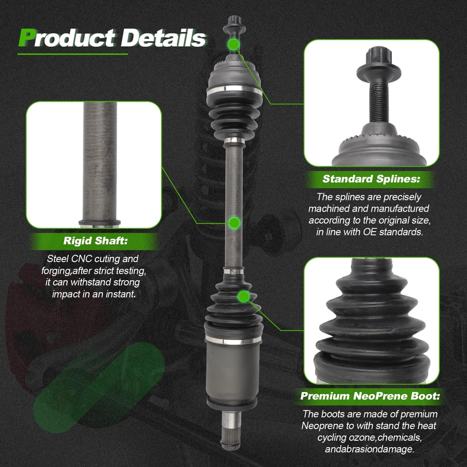 Eje delantero izquierdo CV apto para BMW 535d xDrive 2014-2018 640i xDrive 2014-2018 Foto 3 de 4