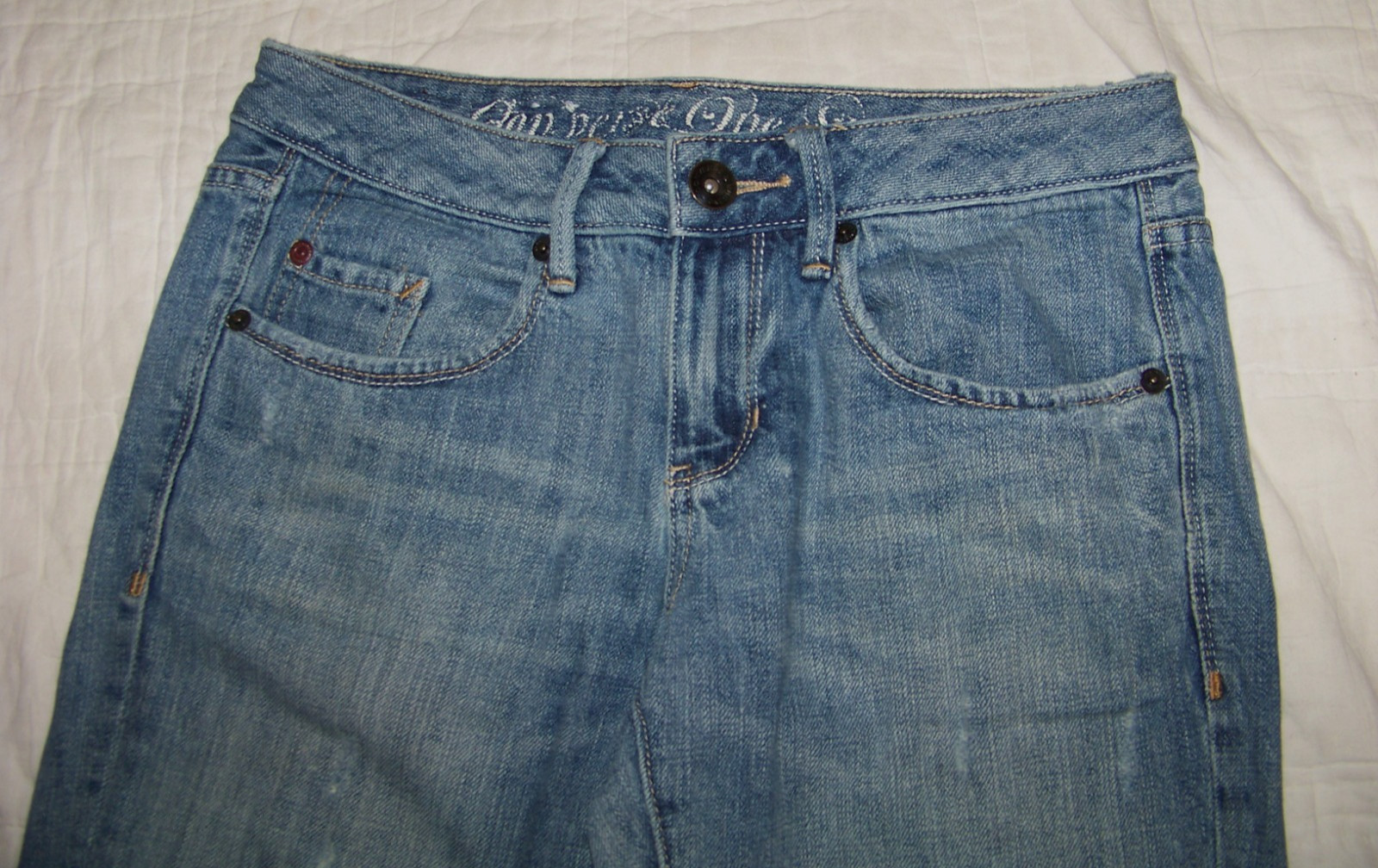 Women's Converse One Star Distressed Jeans - Size 4 - The Tomboy thumbnail 3