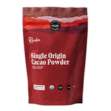 Organic Unsweetened Cacao Powder with Rich Dark Chocolate Flavor