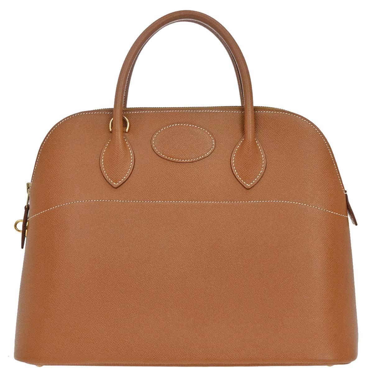 Hermes Gold Courchevel Bolide 35 Handbag □A 4C 179009