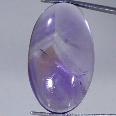 37.90Cts 100% Natural Purple Amethyst Oval Cabochon Gemstone 17X30X9MM