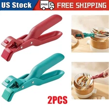 Hot Bowl Gripper Anti-Scalding Hot Plate Tongs Bowl Clips Kitchen Gadget Tools