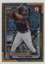 2024 Bowman Chrome Prospects Gold Shimmer Refractor /50 Miguel Palma z7d