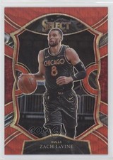 2020-21 Panini Select Concourse Red Wave Prizm Zach LaVine #14 1u6