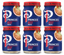 Princes Beef Paste 75g High in Protein Sandwich Spread Jars 6 Pack