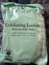 Exfoliating Loofah Two Pack Body Scrubber Pads  Beauty By Earth