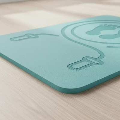 Springseilmatte geräuschdämpfend Springseil-Matte bodenschonend für Wohnung