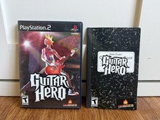 Guitar Hero PlayStation 2 PS2 Case Manual Only No Disc Original 2005 Game