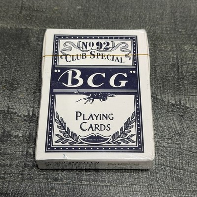  BCG  Playing Cards Club Special No. 92 Poker Size Extra Selected NEW SEALED
