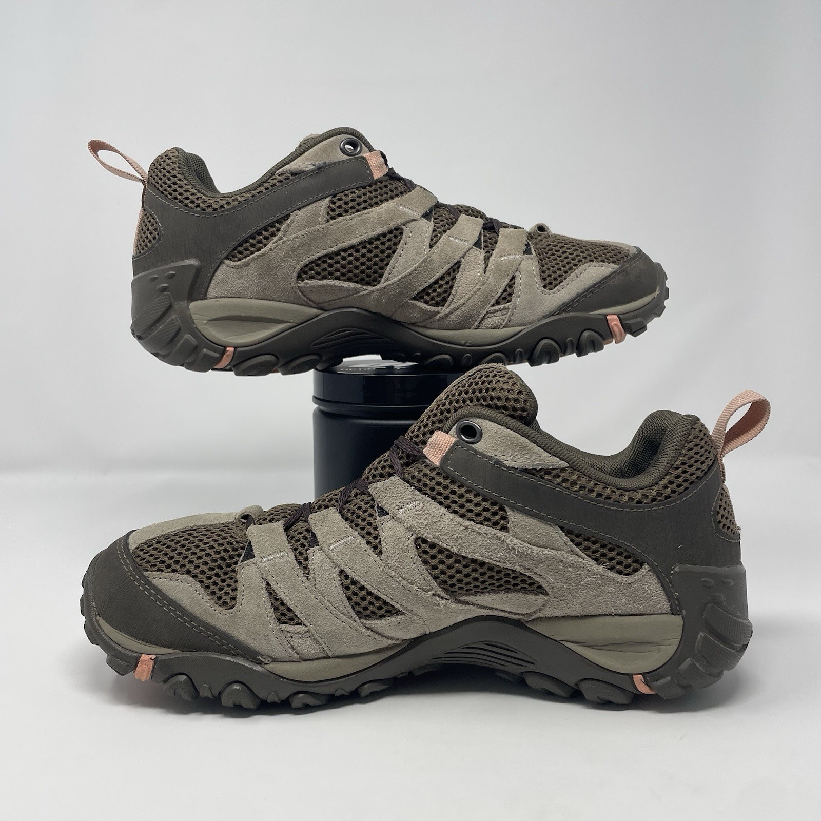 Scarpe da ginnastica Merrell Alverstone donna taglia 8 5 beige marrone corsa escursionismo