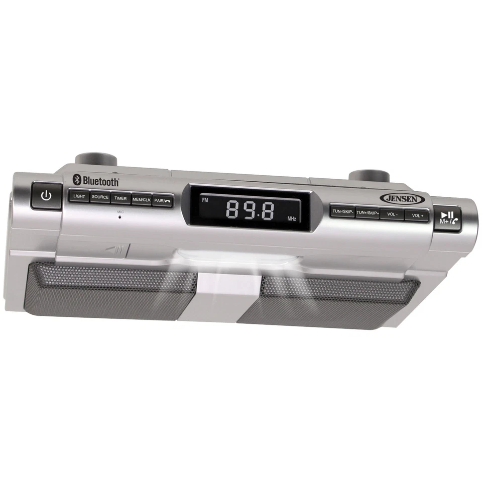 JENSEN® Under-Cabinet Universal Bluetooth® Music System, Silver, SMPS-628 - Image 3 of 4