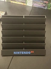 N64 NINTENDO 12-SLOT GAME HOLDER CARTRIDGE CASE