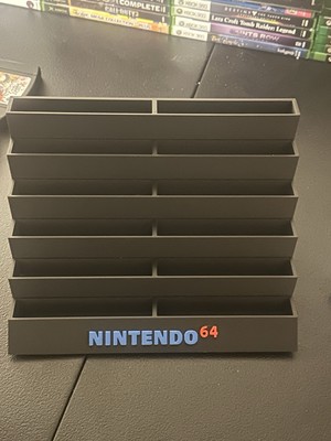 N64 NINTENDO 12-SLOT GAME HOLDER CARTRIDGE CASE
