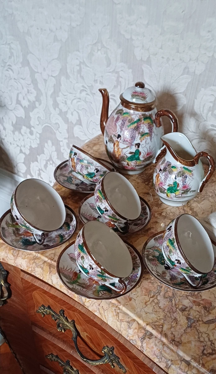 Tasse à thé (4) - Bleu et blanc - Porcelaine - Chine