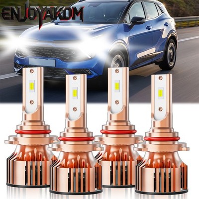 For Kia Sportage 2017-2022 CSP LED Headlight High Low Beam Bulbs Kit 30000lm